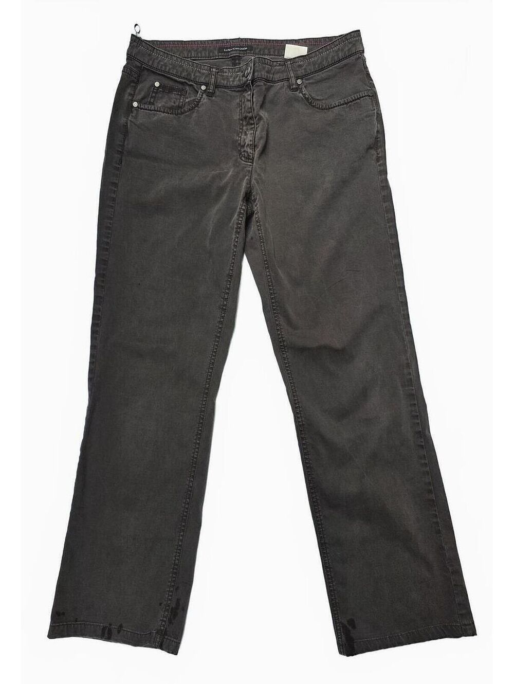 Luisa Cerano Brown Bootcut Jeans Made in Italy Size 12 Mid Rise Stretch